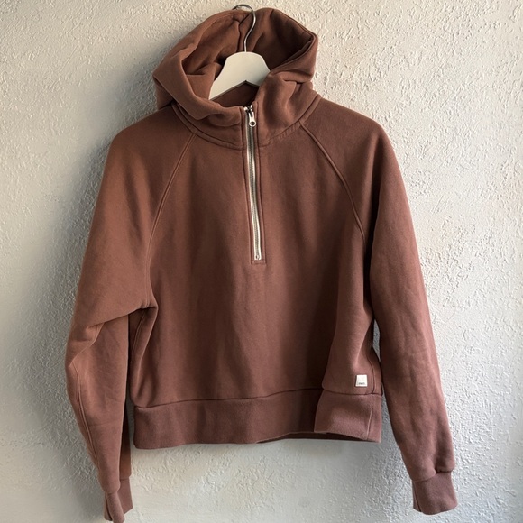 Vuori Sweaters - Vuori Brown zip up  hoodie